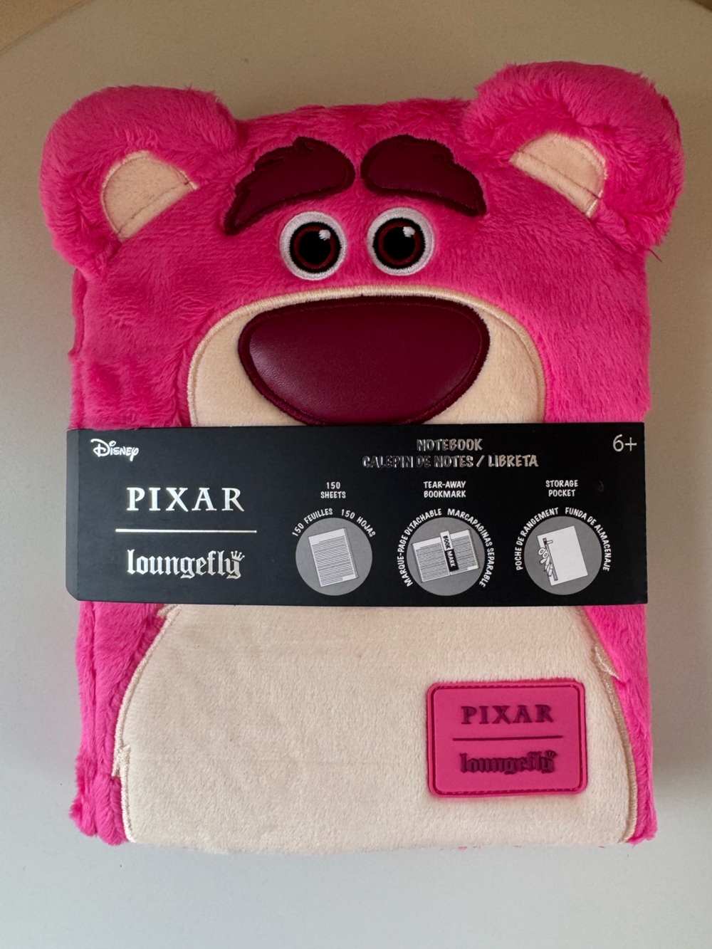 Loungefly Disney Pixar Toy Story Lotso Fuzzy Journal / Notebook